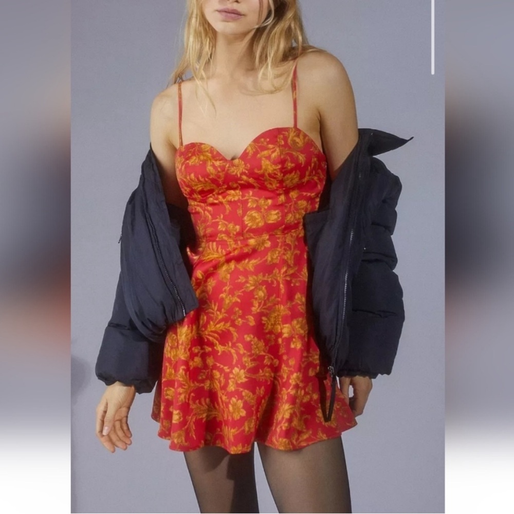 Urban Outfitters Orion Bustier Mini Dress (Large)